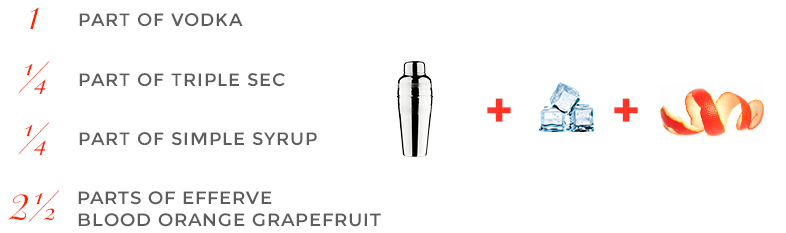 Blood Orange Grapefruit Cocktail